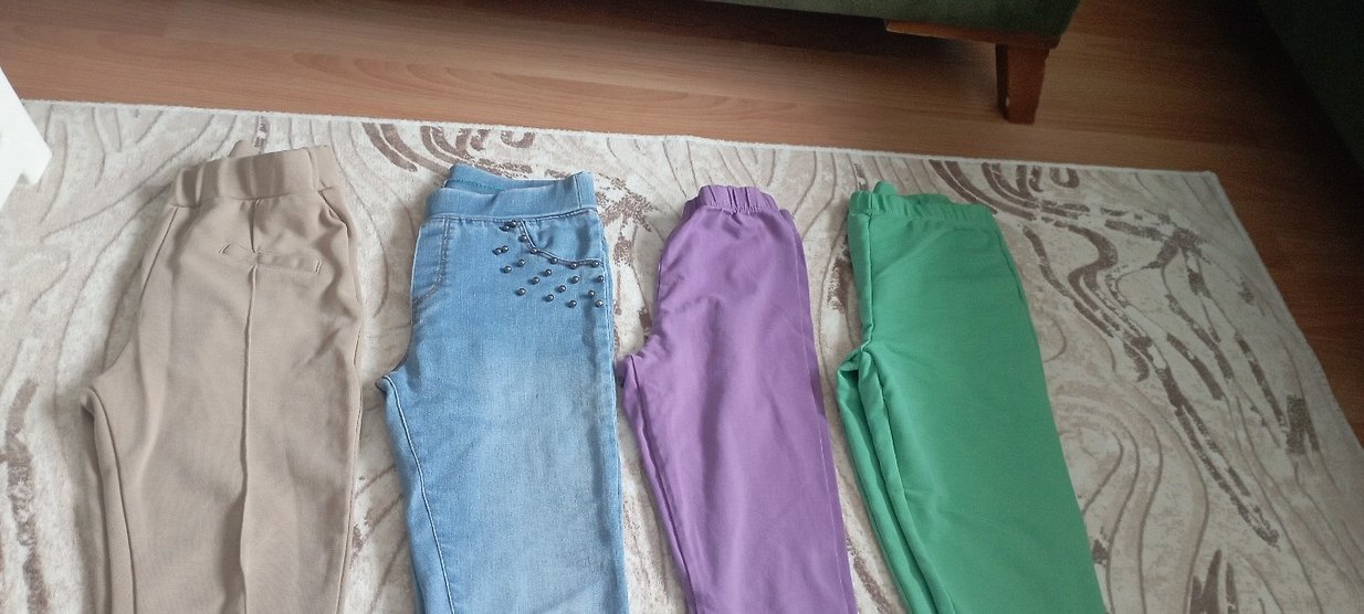 Kız Çocuk Çok Renkli Rahat tayt - Görsel 2