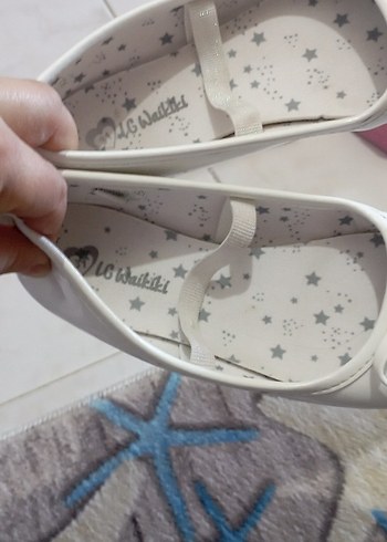 Kız Çocuk Beyaz Fiyonklu Babet Ayakkabı - Görsel 3