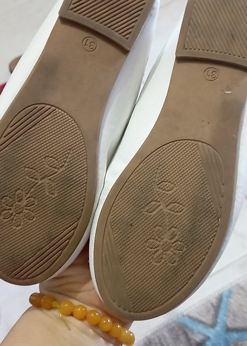 Kız Çocuk Beyaz Fiyonklu Babet Ayakkabı - Görsel 2