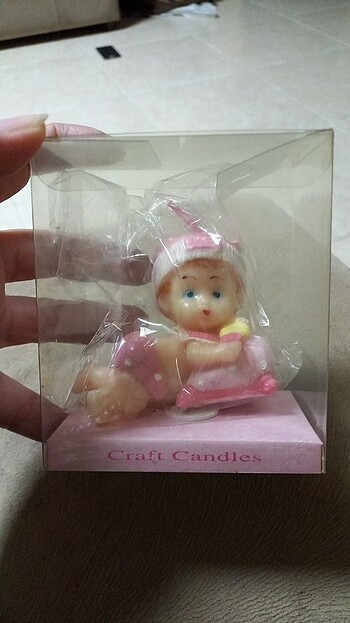 Diğer Bebek figurlu mum