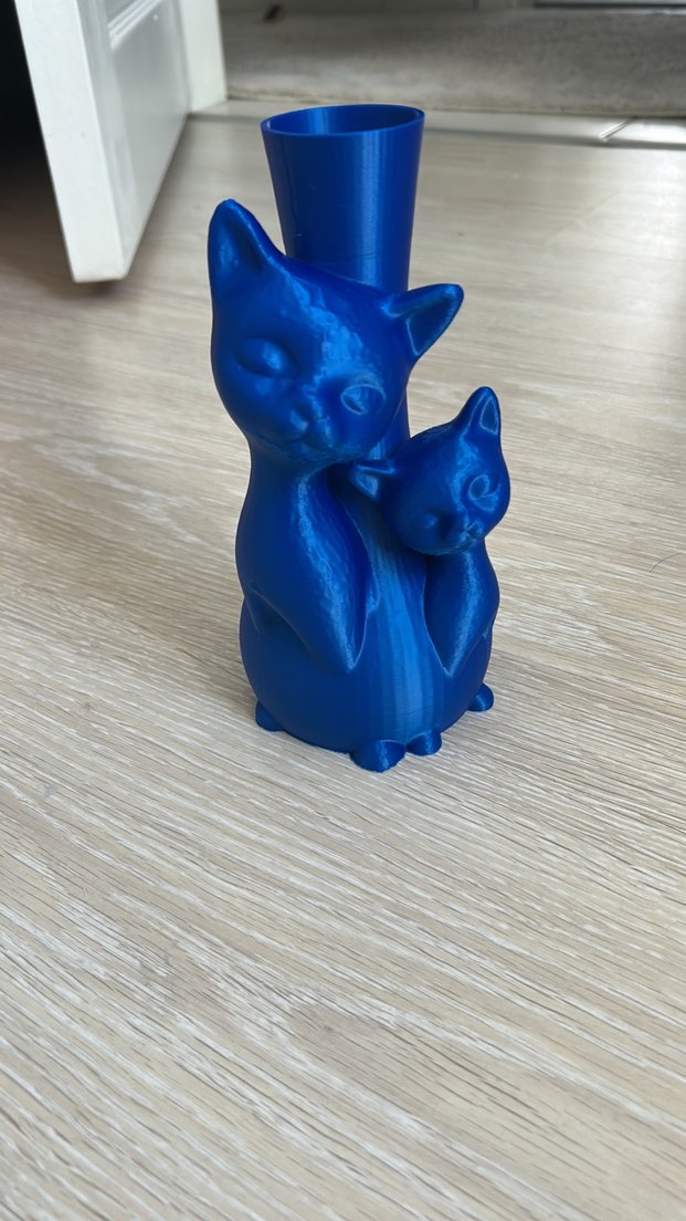 Renkli Kedi Figürlü Dekoratif vazolar - Görsel 5