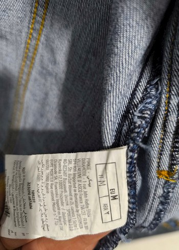 Düğmeli Mavi Denim Kadın Ceket - Görsel 4