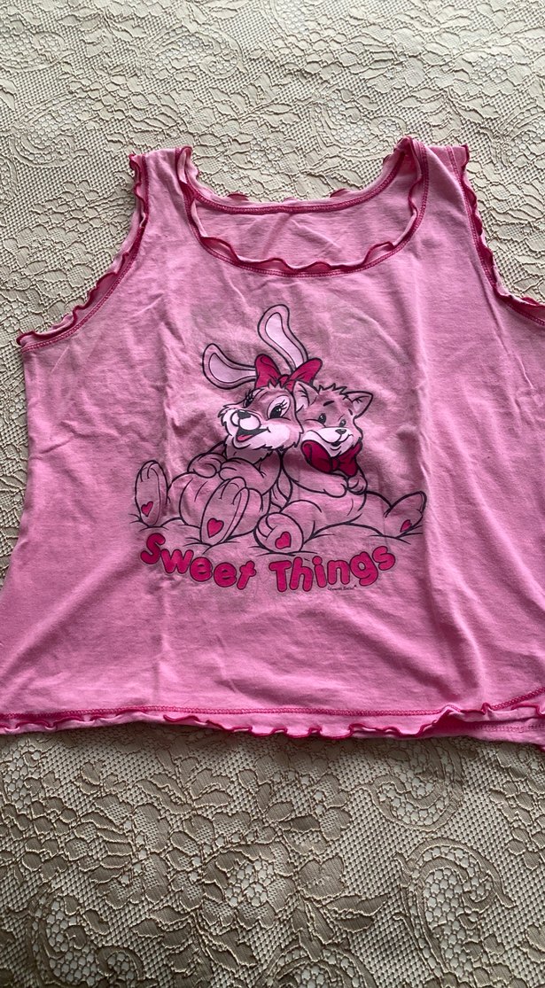 Pembe Baskılı Kısa Kadın Pijama Takımı - Görsel 5