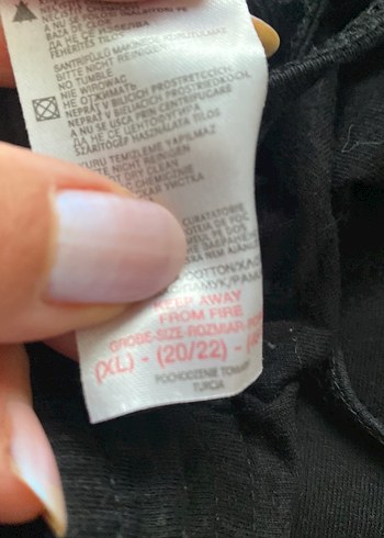 Siyah beyaz pijama takımı - Görsel 6