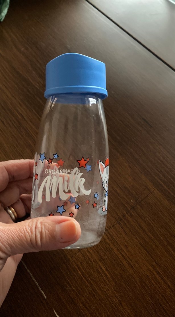 Pipetli su ve süt şişesi cam 250 ml - Görsel 3