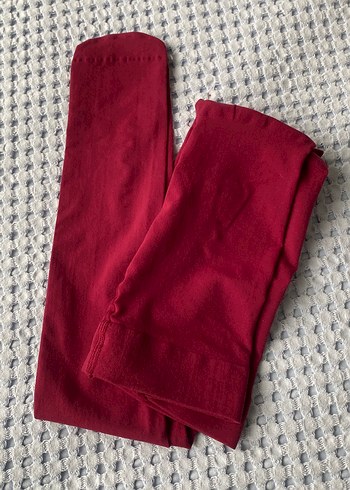 Bordo Kız Çocuk külotlu Çorap - Görsel 3