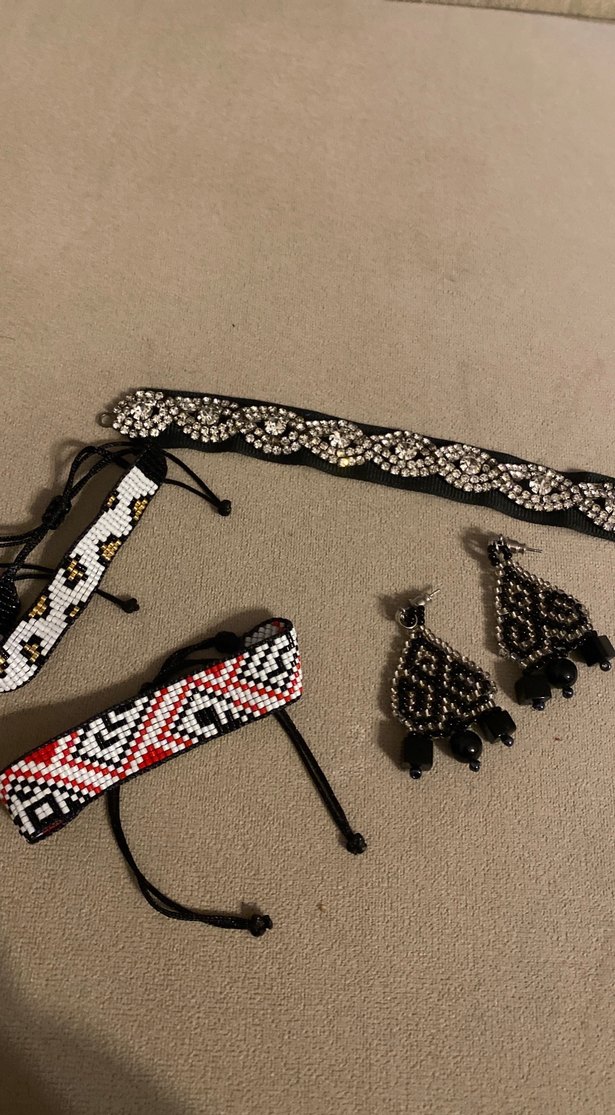 Boncuk İşlemeli Bohem Kadın Takı Seti - Görsel 2