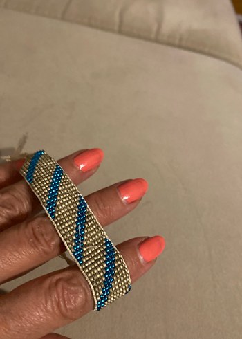 Renkli Nakışlı Boncuklu Bohem Bileklik Seti - Görsel 7