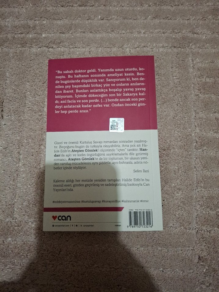 Ateşten Gömlek - Halide Edib Adıvar - Görsel 3