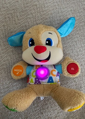 Fisher Price Renkli Müzikli Eğitici Peluş Köpek Oyuncak