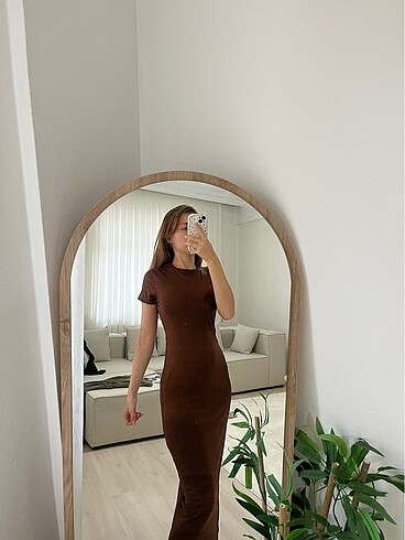 Trendyol & Milla kahverengi elbise