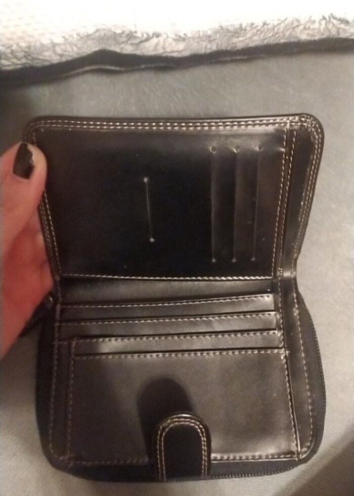 siyah cüzdan  - Görsel 2