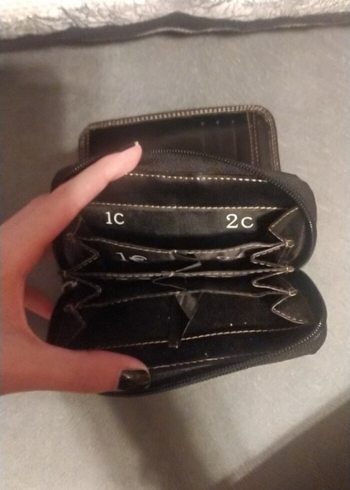 siyah cüzdan  - Görsel 4