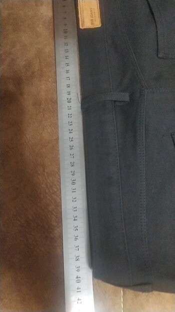 siyah kumas pantolon - Görsel 3