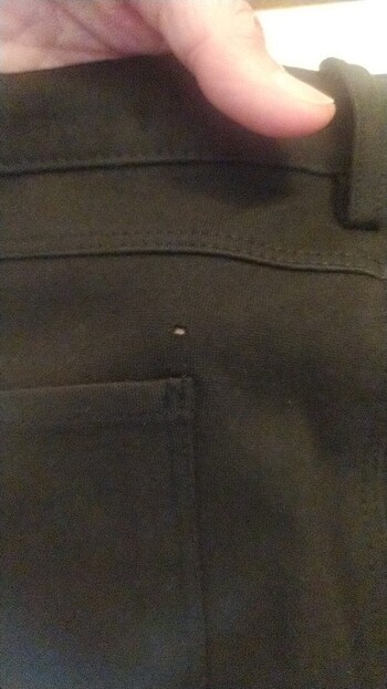 siyah kumas pantolon - Görsel 5