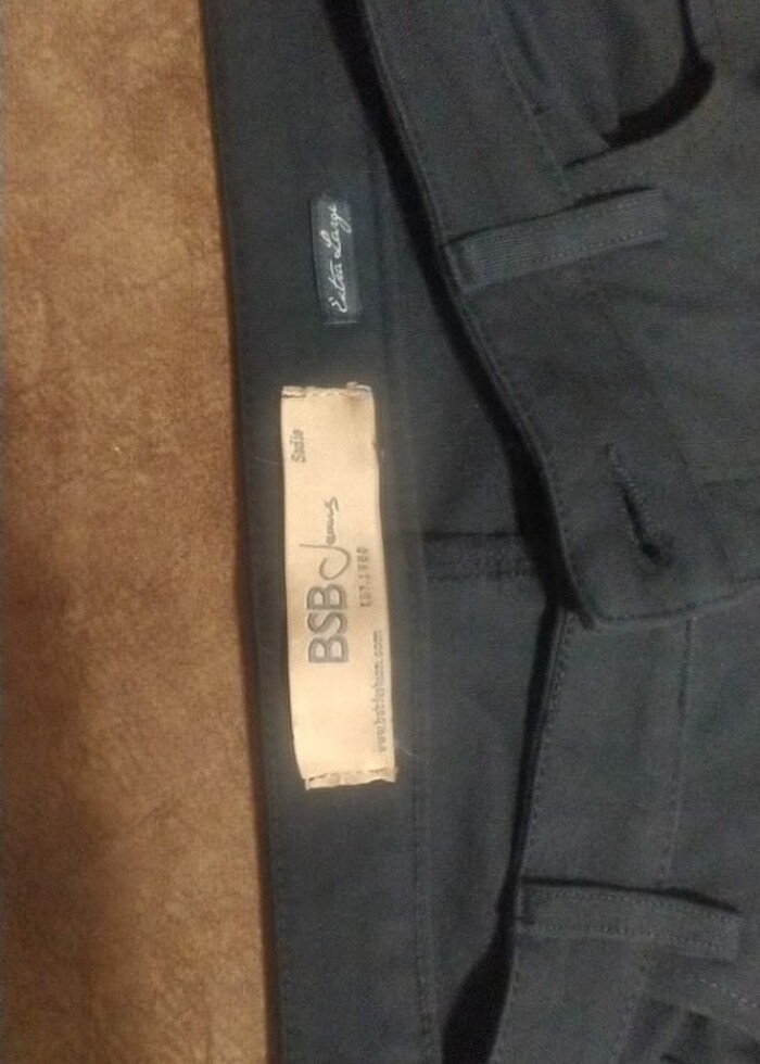 siyah kumas pantolon - Görsel 2