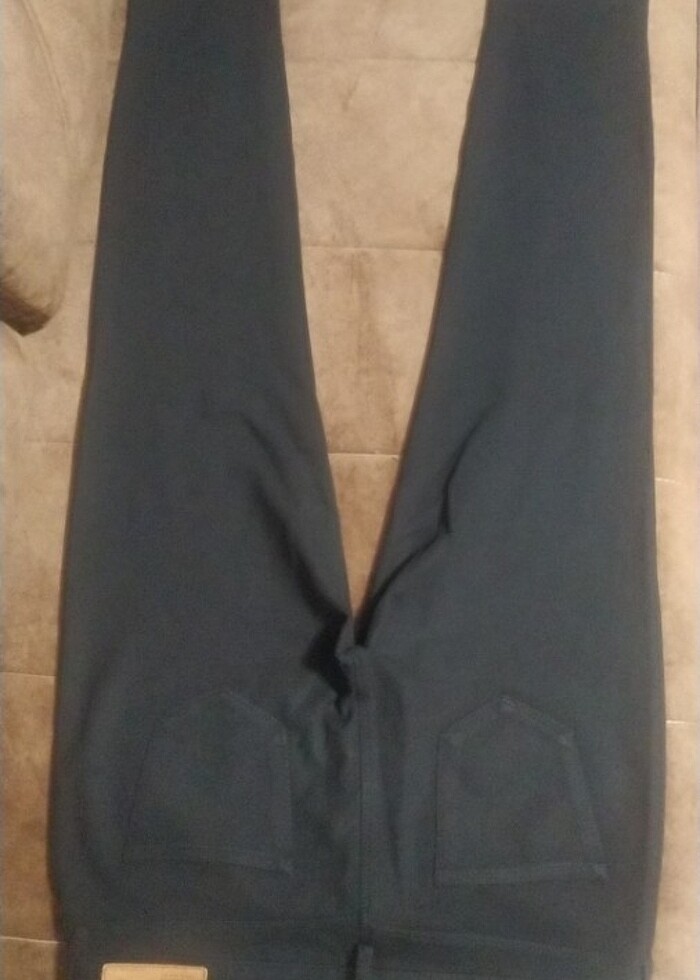 siyah kumas pantolon - Görsel 4