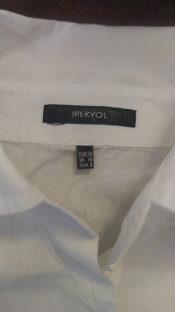 beyaz gomlek kadin - Görsel 4