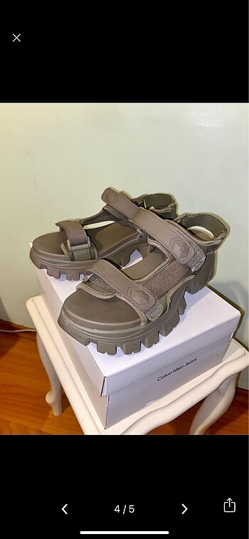 39 Beden haki Renk Stradivarius platform topuklu sandalet