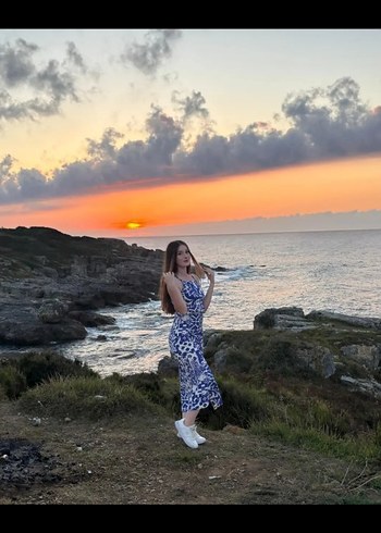 Mavi Straplez Mini Dantel Detaylı Elbise - Görsel 2