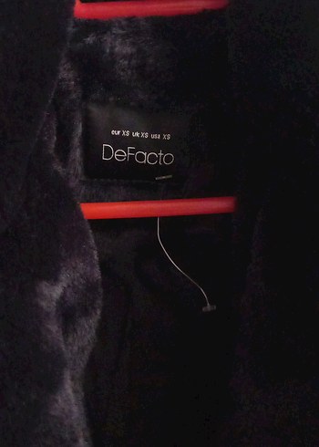 Siyah Kadın Kürk Detaylı Midi Kaban - Görsel 3