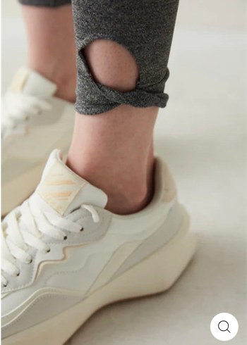 Gri Kadın Spor Tayt Midi Boy - Görsel 4