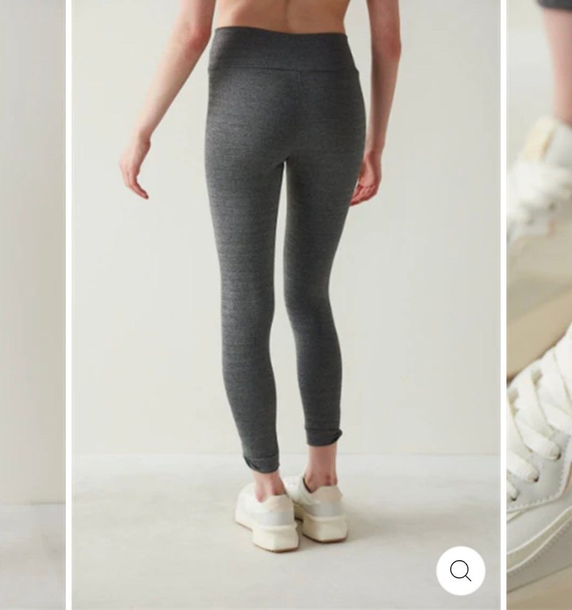 Gri Kadın Spor Tayt Midi Boy - Görsel 2