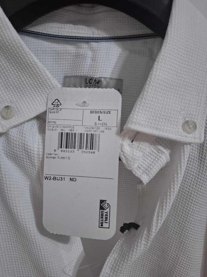 Erkek Beyaz Keten Uzun Kollu Gömlek - Görsel 3