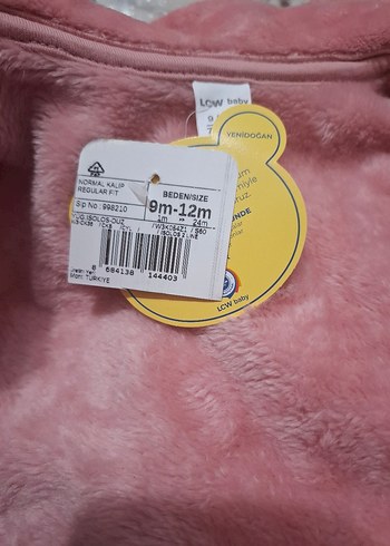 Pembe Peluş  kürk Kız Çocuk Ceket - Görsel 2