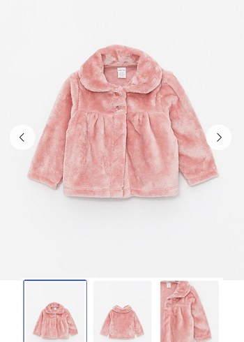 LC Waikiki Kız Çocuk Pembe Peluş Sweatshirt