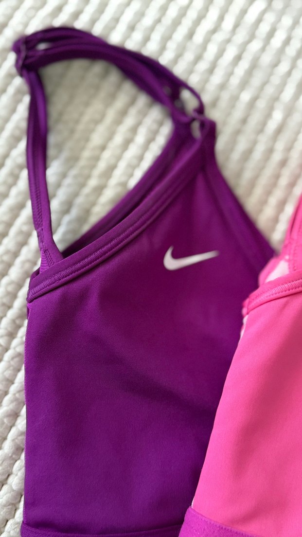 Nike Renkli Sporcu Sütyeni. Pembe renk. Tek ürün için fiyat - Görsel 4