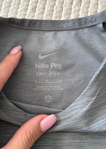 Gri Nike Pro Spor Bra - Görsel 4