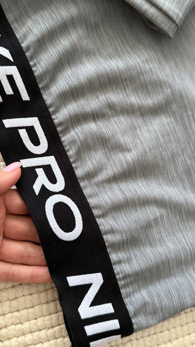 Gri Nike Pro Spor Bra - Görsel 3