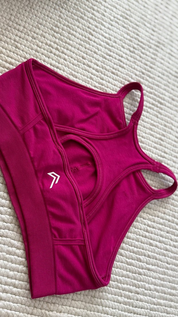 Koyu Pembe Oner Active Marka Sporcu Sütyeni - Görsel 3