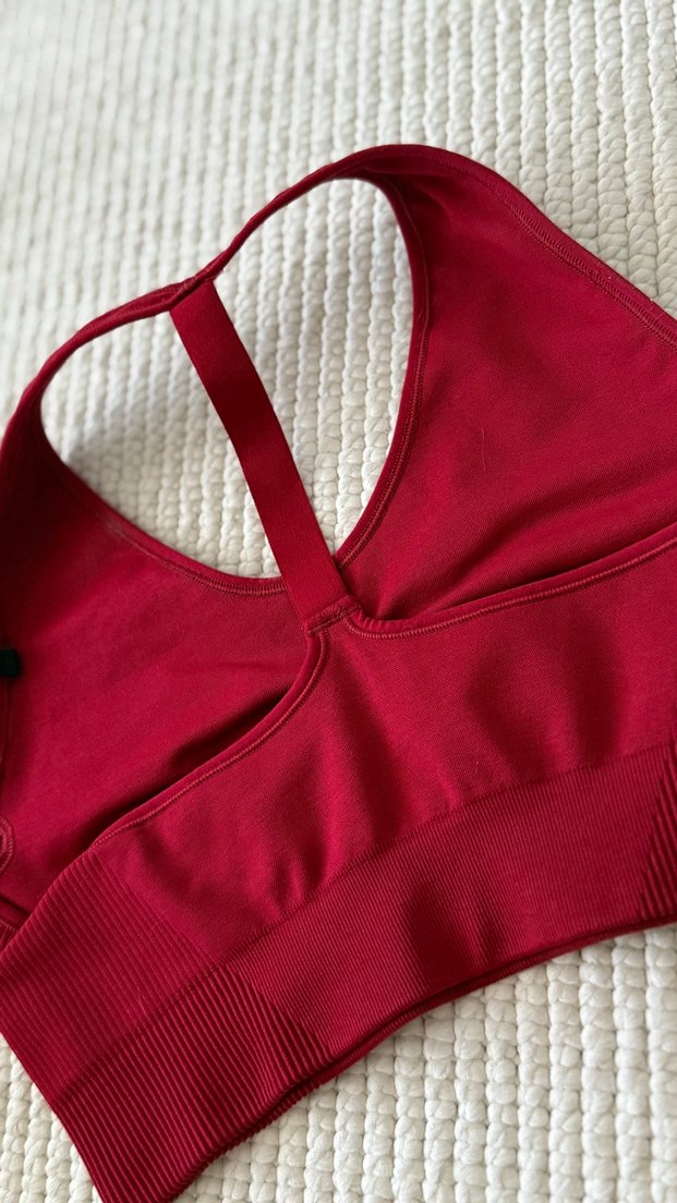 Koyu Bordo Oner Active Spor Sütyeni - Görsel 2