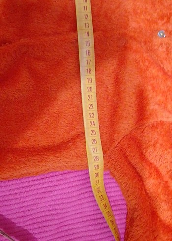 Turuncu Örgü Bebek Tulumu - Görsel 9