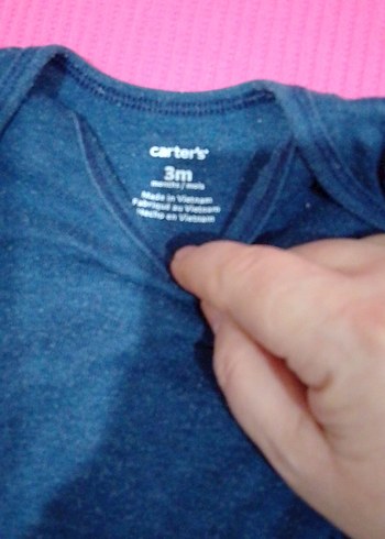 Erkek Çocuk Siyah Baskılı Eşofman Altı ve carter marka zıbın - Görsel 12