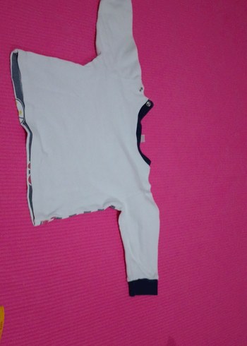 Renkli Baskılı Uzun Kollu Kız Sweatshirt - Görsel 5