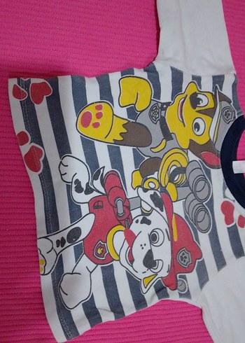 Renkli Baskılı Uzun Kollu Kız Sweatshirt - Görsel 2