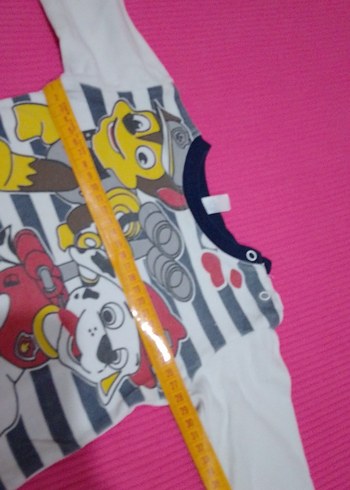 Renkli Baskılı Uzun Kollu Kız Sweatshirt - Görsel 7