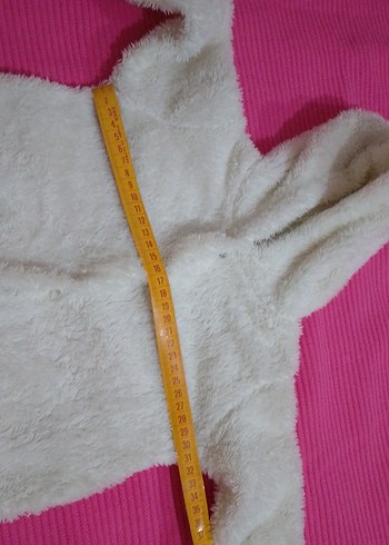 Kapüşonlu Beyaz Bebek Tulumu - Görsel 11