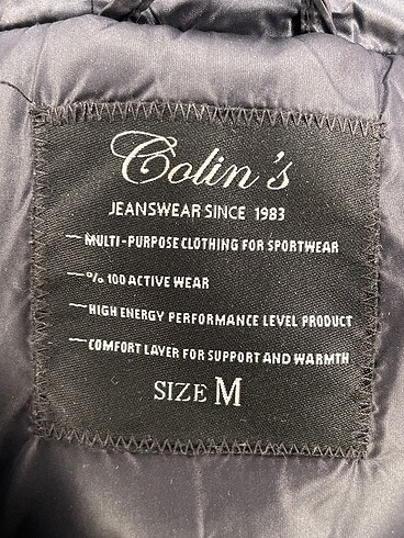 m Beden siyah Renk Colin's Mont %70 İndirimli.