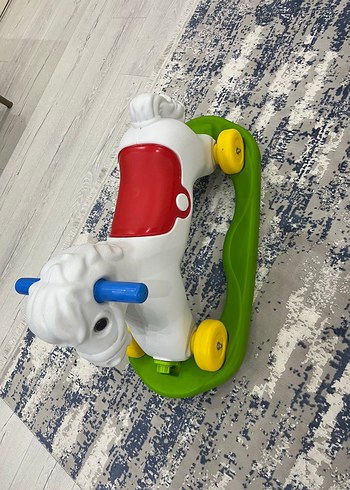 Beden Renk Dolu Sallanan Tekerlekli At Oyuncak