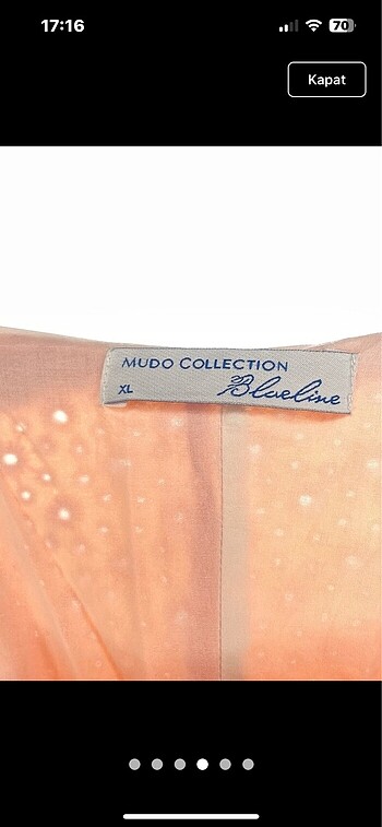xl Beden Mudo elbise