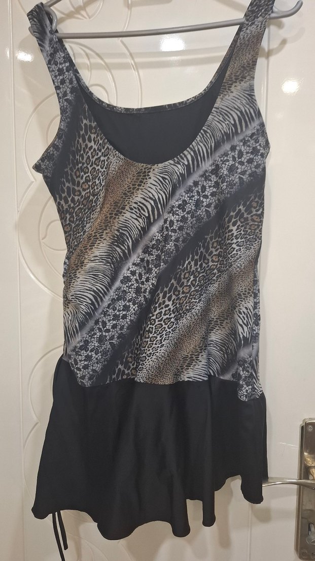 Zebra Desenli Kadın mayo - Görsel 2