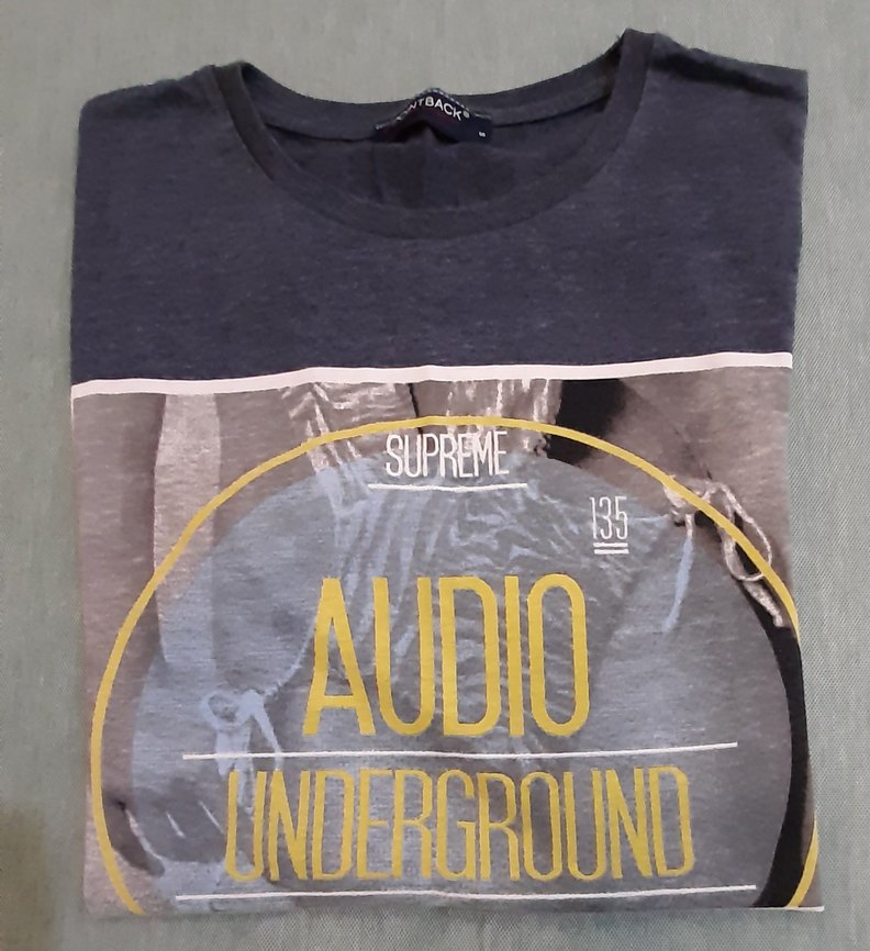 Audio Underground Baskılı Tişört - Görsel 3