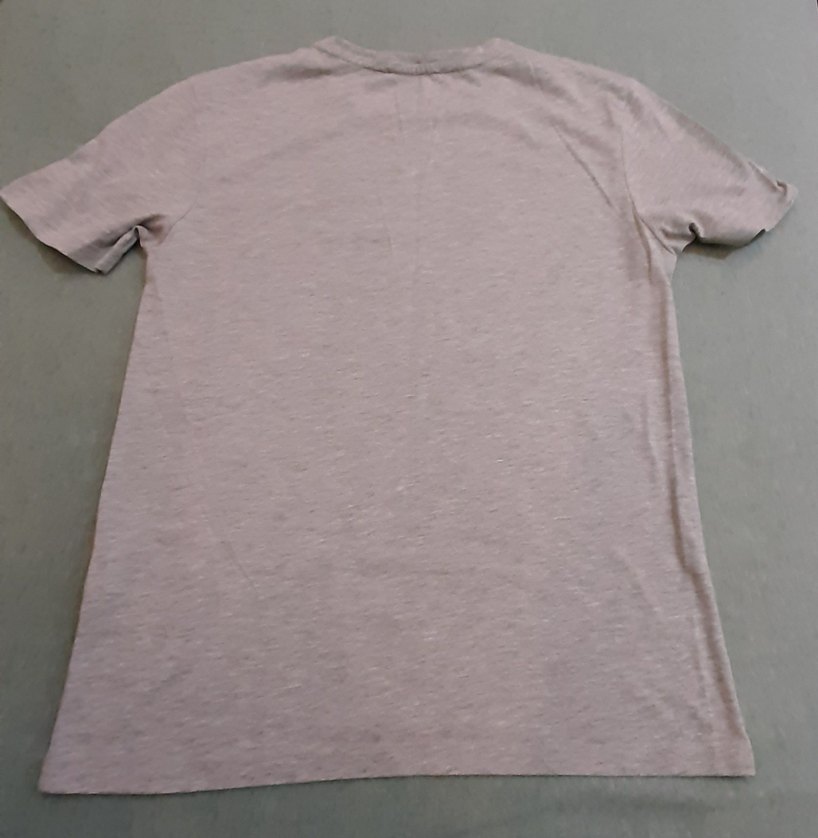 Acik gri Kısa Kollu Tişört - Görsel 2