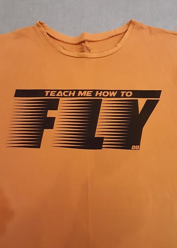 Hardal Renkli Erkek Kısa Kollu Tişört - Görsel 2