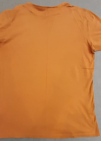 Hardal Renkli Erkek Kısa Kollu Tişört - Görsel 3