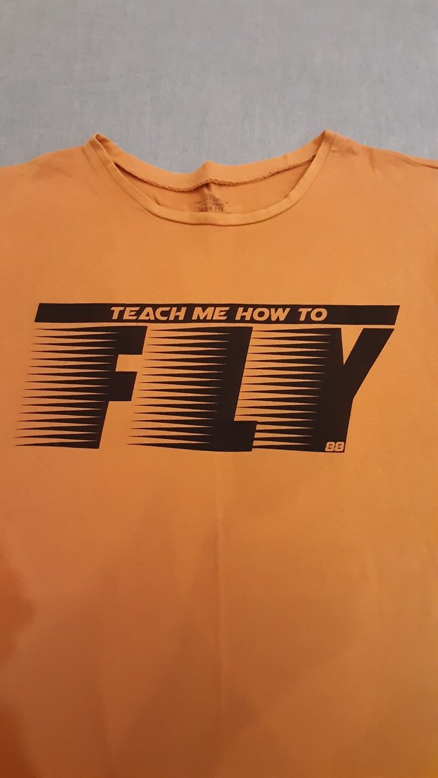 Hardal Renkli Erkek Kısa Kollu Tişört - Görsel 2